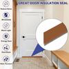 100cm Brush Door Seal Self Adhesive Weather Stripping Professional Door Sweep  Dorm