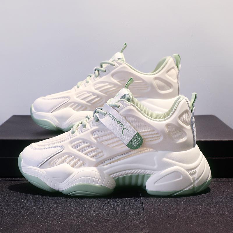 Daddy Shoes Women's Trendy Spring New Mesh Breathable All-match Thick-soled Casual Sports Shoes