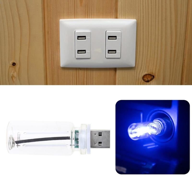 Мини светодиодная лампочка для автомобиля, спальни, USB-ночник для автомобиля, атмосферная подсветка, светодиодное освещение, автомобильные лампы настроения в ретро-стиле