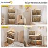 Yeya Folding Storage Cabinet with Roll Doors