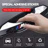 4 шт. наклейки на дверные ручки автомобиля, наклейки на шины и зеркала заднего вида для BMW M E34 E36 E60 E90 E46 E39 E70 F10 F20 F30 X5 X6 X1 M3 M5 M6 E71 F01 F02 F87