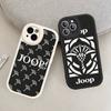 Знаменитый чехол для телефона с принтом логотипа J-JoopS для IPhone 16 15 14 13 12 11 Pro Max Plus Кожаный ударопрочный чехол