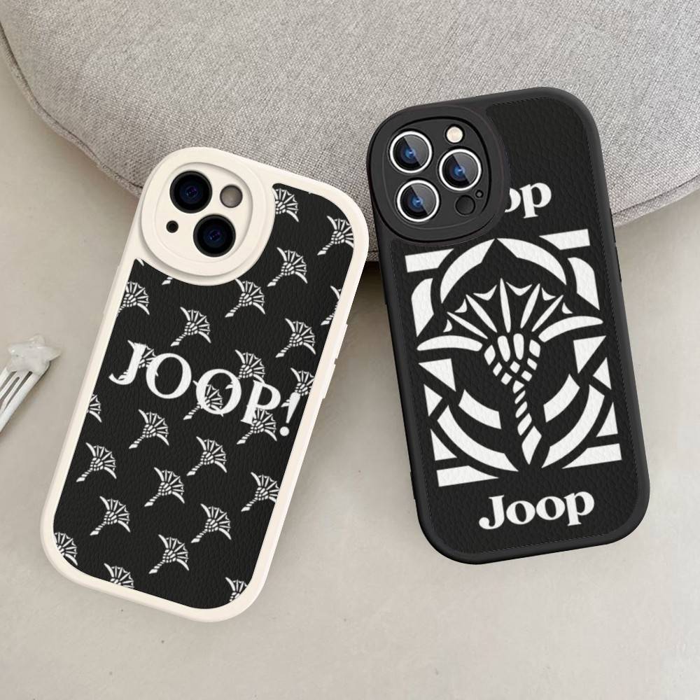 Знаменитый чехол для телефона с принтом логотипа J-JoopS для IPhone 16 15 14 13 12 11 Pro Max Plus Кожаный ударопрочный чехол