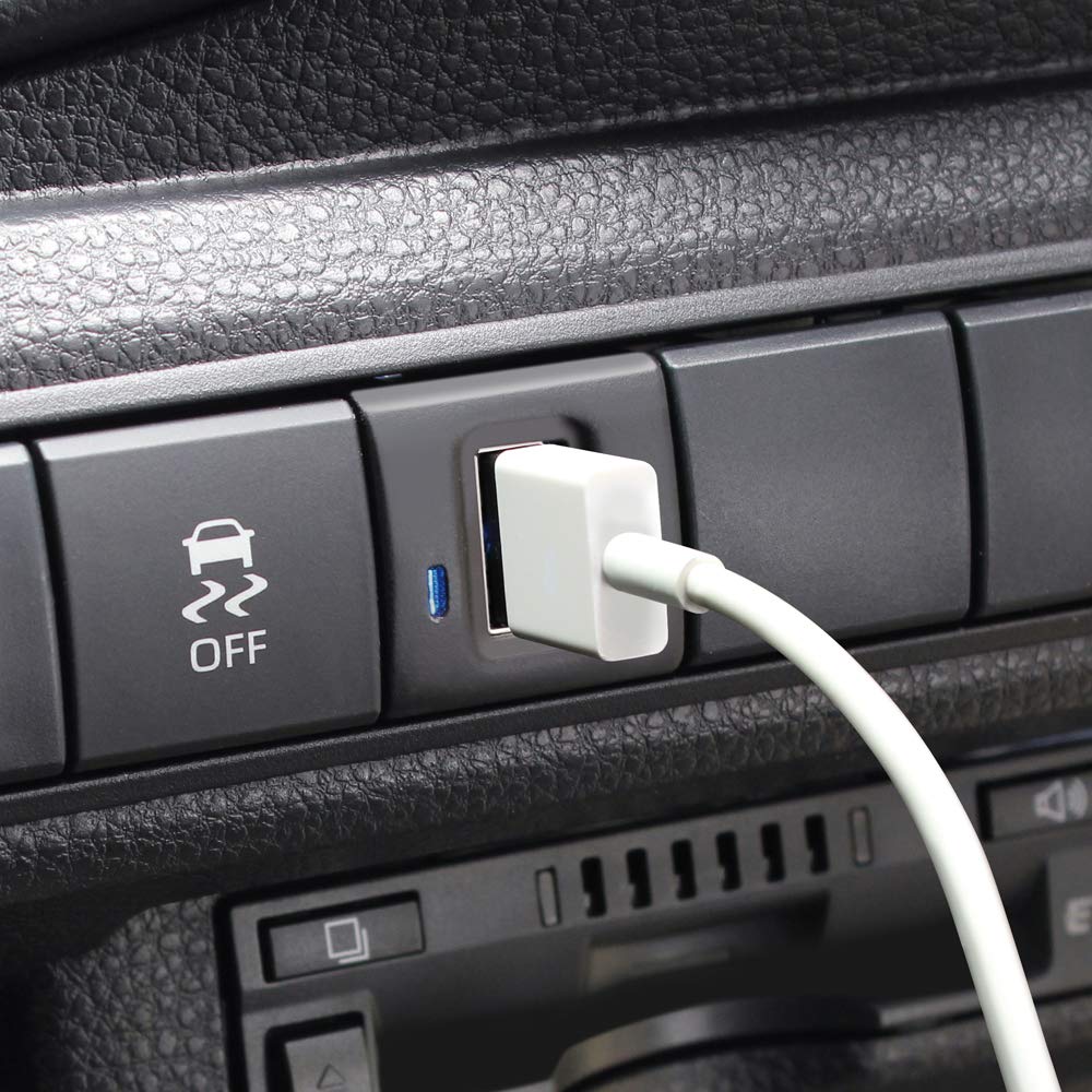 Компактный USB-порт Tsuchiya Yac для автомобилей Toyota 2,4 А VP-138 (Продукт для конкретного автомобиля)