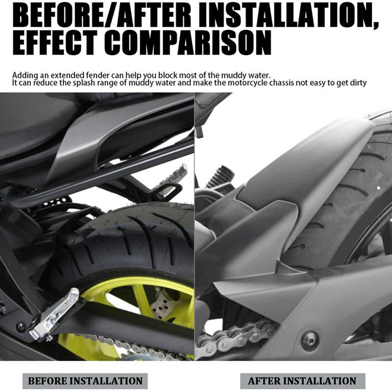 Motorcycle Rear Mudguard Fender Rear Extender Extension For MT07 MT-07 2013-2017 XSR700 XSR 700 2016--A87Q