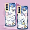 Girl Sanrios Cinnamoroll для Samsung S23 S22 S21 Ultra S20 FE S10 Note20 10 Plus Lite прозрачный чехол для телефона Angel Eyes