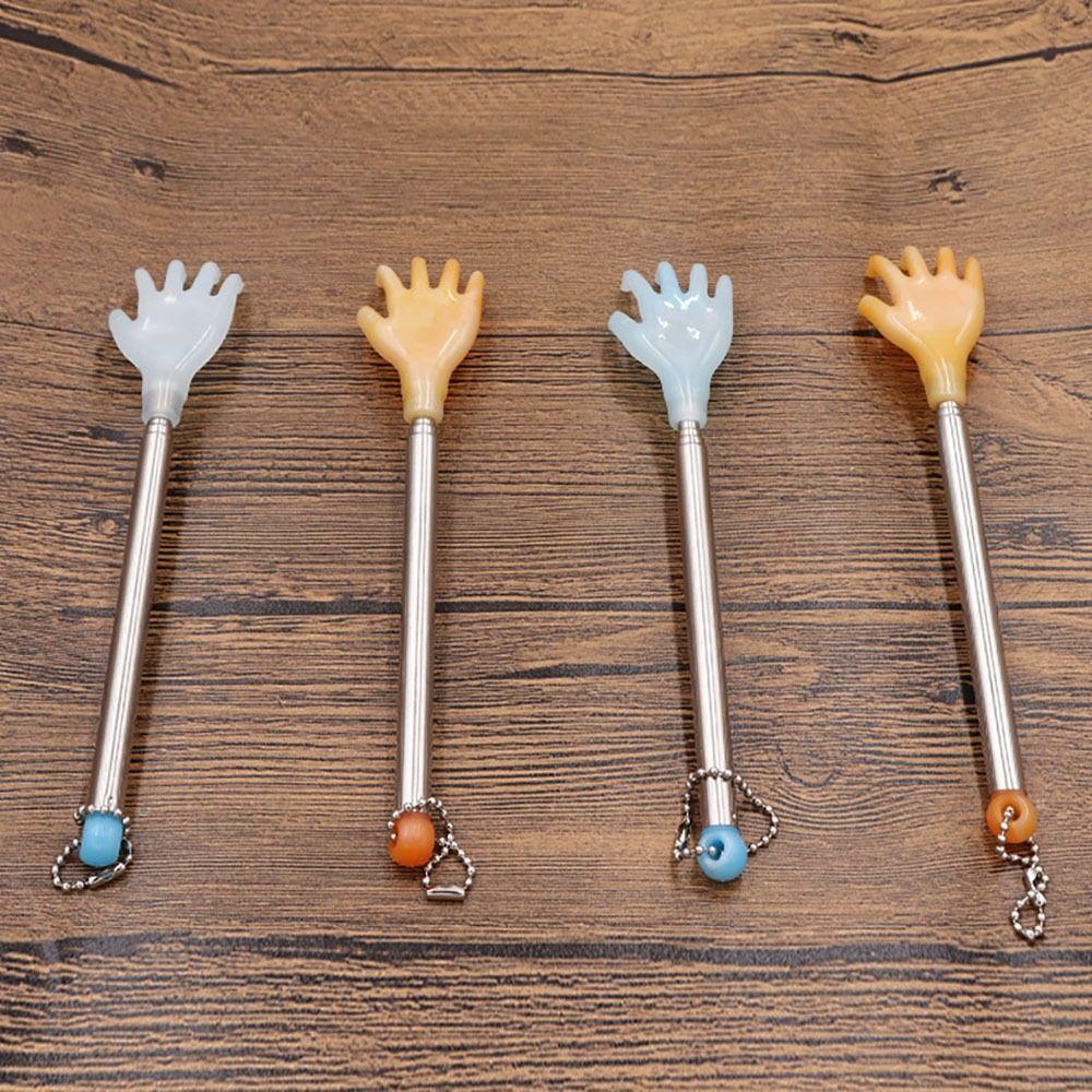 Массажер для когтей из нержавеющей стали против зуда Телескопический инструмент для кошек Практичный массаж спины Главная