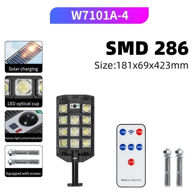 20000LM уличная солнечная лампа водонепроницаемый настенный светильник с датчиком движения