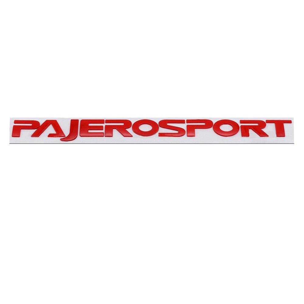 Msjk8 Автомобильные Наклейки на Капот Логотип Слова Наклейка Для Mitsubishi Pajero Sport Эмблема Значок Стайлинг Декоративные Аксессуары