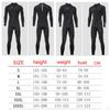 3mm Neoprene Diving Wetsuit Full Body Dive Swimming Wet Suit Quick Drying Surfing Swimsuit