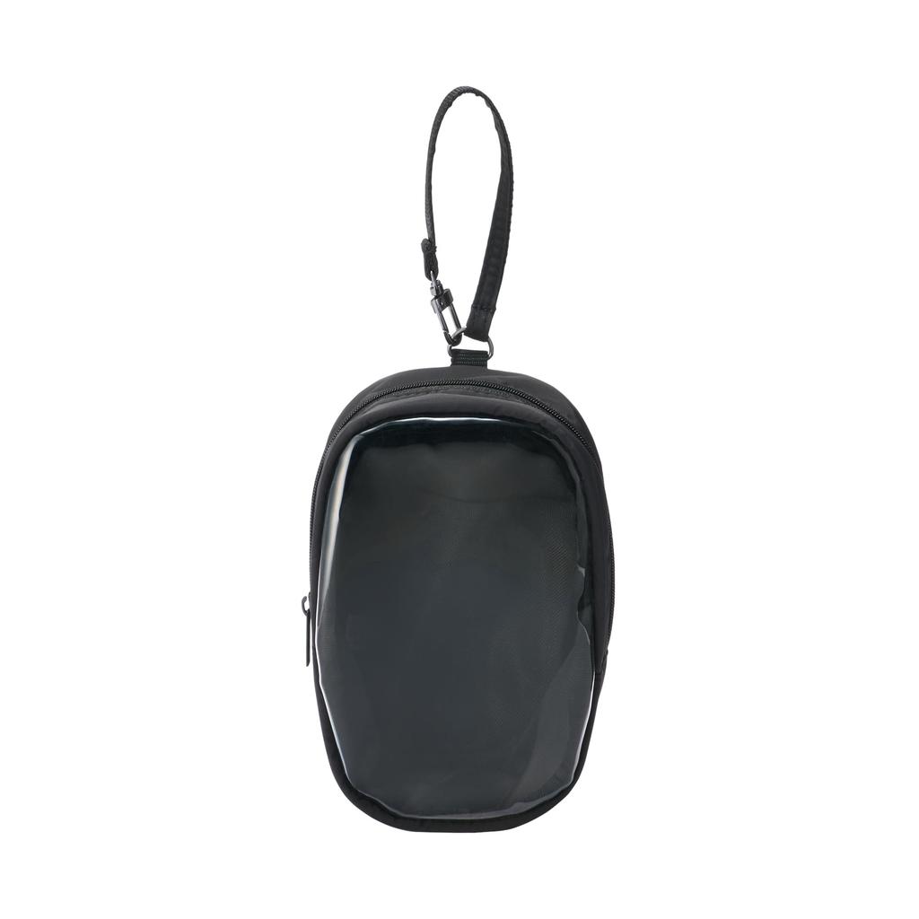 MUJI Hanging Collection 110mm x 160mm x 70mm NDG13A3A Pouch, Black, Approx. (W) (H) (D),