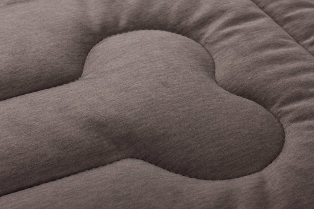Dog bed, dog cushion, Welsti gray fur 70x50