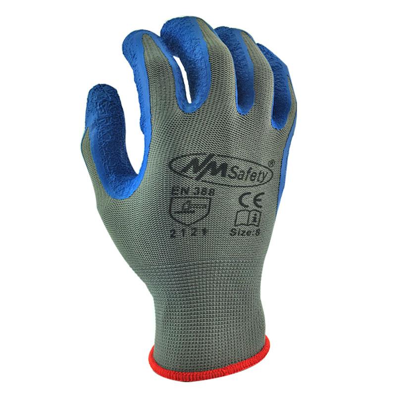 24 шт./12 пар латексных защитных рабочих перчаток для строительства, садовой промышленности, полиэфирных перчаток для мужчин и женщин