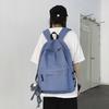 Новый повседневный рюкзак простой рюкзак в студенческом стиле большой вместимости студенческая сумка мужская и женская парная сумка дорожная сумка