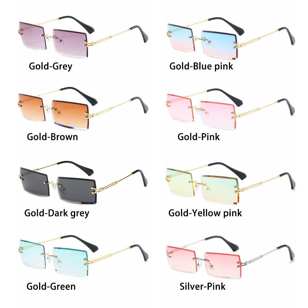 2020 Trendy UV400 Summer Eyewear Rectangle Sun Glasses Square Sunglasses Shades Fashion Sunglasses