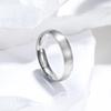 [King Will] men's ring silver titanium ring width 5mm wedding ring Allergy friendly minimalist rings accessories size 21