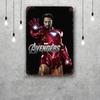 downey robert movie Metal Signs wall decor Vintage Tin Signs Captain Metal Poster Decor for Bar Pub Club Wall Decoration