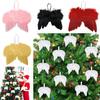 Wings 5pcs Angel Christmas Feather Baubles Tree Hanging Ornament Diy Decor Craft