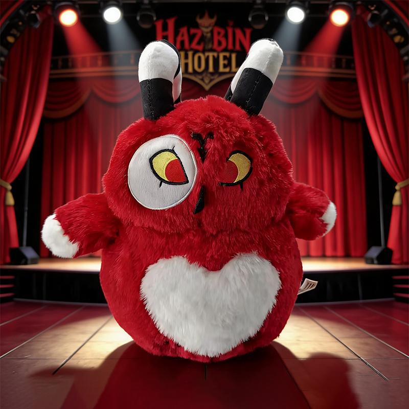25СМ Новый Аниме Hazbin Hotel Ад Аластор Радио Дьявол Кот Плюшевая Игрушка Пасхальное Воскресенье Мультфильм Игра Фильм Периферия Фанаты Детские Подарки