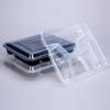 Disposable 4-Compartment Square Food Container with Lid