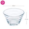 Toyo Sasaki Glass Plate Ruffin Amuse Ball Set of Made in Dishwasher Soba Small Deep Glass Tableware 72, Япония, Безопасный, Дроссель, Чаша, Тарелка, Тарелка,