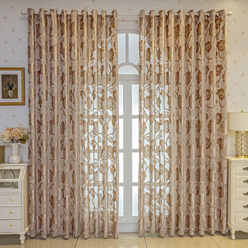 Европейский экран занавеска прозрачный балкон прозрачный занавеска окно экран затемнение гостиная спальня