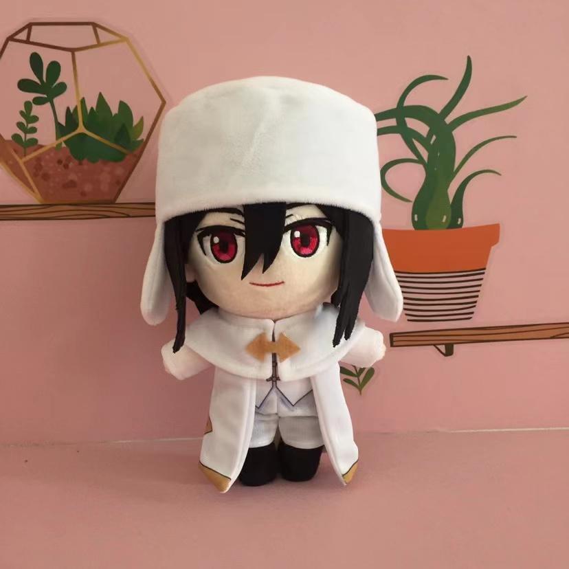 Anime Bungou Stray Dogs Dostoyevsky Plush Doll Toy Osamu Dazai Nakahara Chuya Cute Soft Stuffed Pillow Birthday Gift 20cm