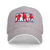 AKIRA Logo Black Baseball Cap with Red and Blue Graphic Design for Streetwear Fashion Fans and Anime Enthusiasts