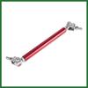 Motoforti 2pcs 7"-9" Car Adjustable Front Bumper Lip Splitter Strut Tie Rod Bar Universal Red Long-lasting