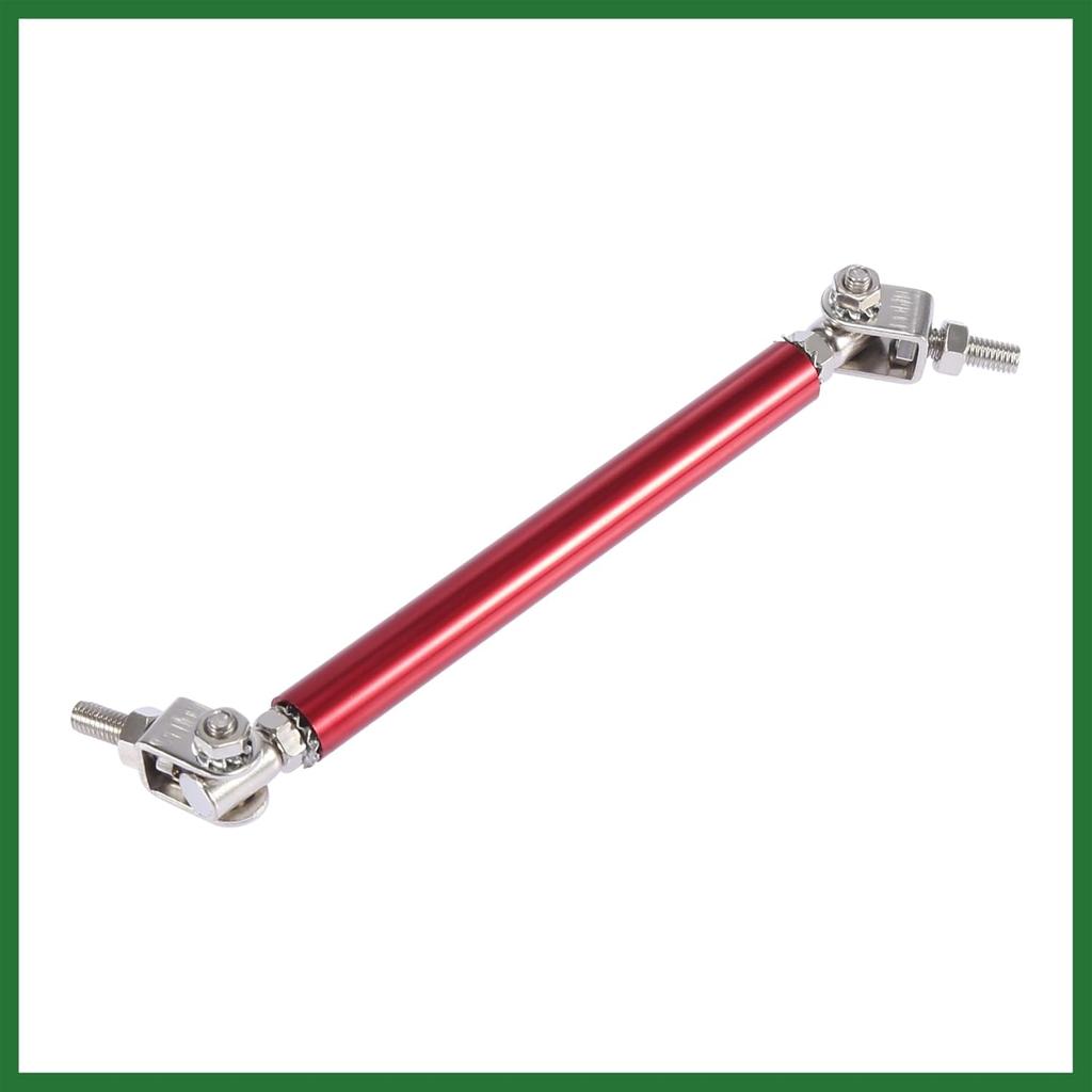 Motoforti 2pcs 7"-9" Car Adjustable Front Bumper Lip Splitter Strut Tie Rod Bar Universal Red Long-lasting
