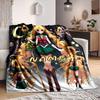 Custom 1pc Sailor Moon Adventure Blanket, Soft And Comfortable Blanket, Casual Warm, Camping Travel Blanket, Birthday Gift Q91385