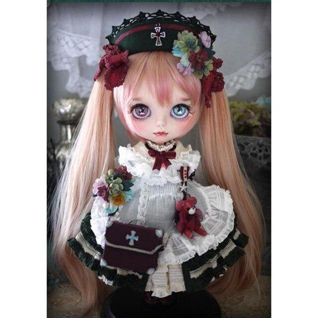 5D DIY Полный дрель Алмазная картина "Мультяшная кукла" Вышивка Картина Мозаика Ремесло