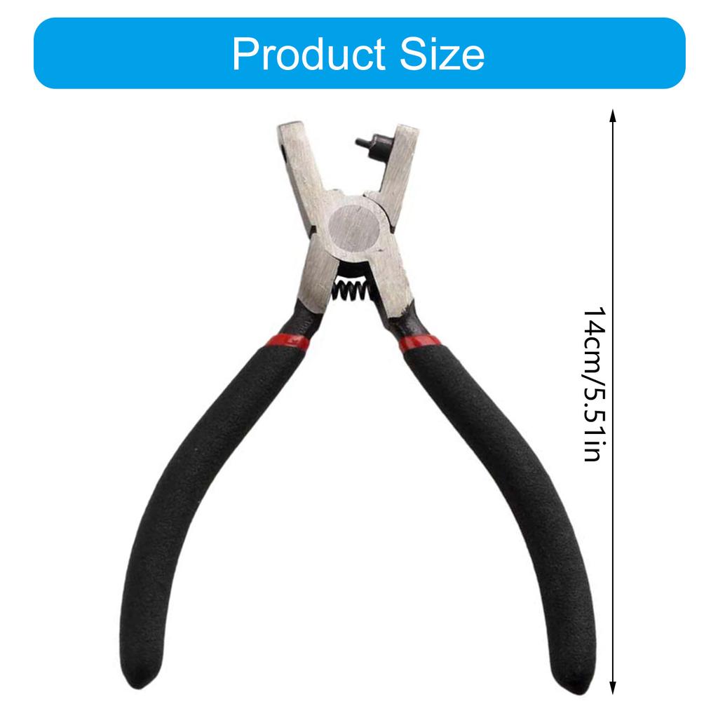Плоскогубцы для дырокола, диаметр 2 мм, металлический инструмент для изготовления ювелирных изделий, кожаных ремней, ремешков для часов