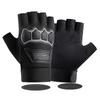 Motorcycle Riding Half Finger Gloves Fashion Outdoor Motorcycle Protective Case Sports Fitness Anti Slip Leak Finger Climbing Gloves