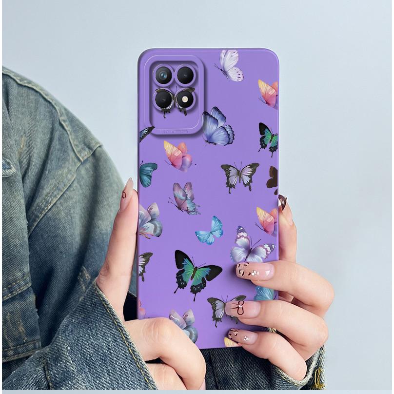 Чехол для телефона OPPO Realme 8i 4G RMX3151 RMX3286 Мягкий силиконовый Capa для realme Narzo 50 Милый панда Мультяшный Цветок Funda Чехол