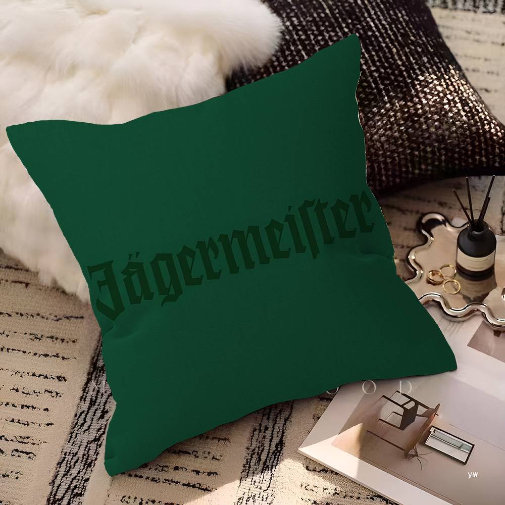 Подушка с логотипом Jagermeister Подарок Декор для дома и офиса Подушка для спальни Дивана Автомобильная Подушка Чехол для подушки