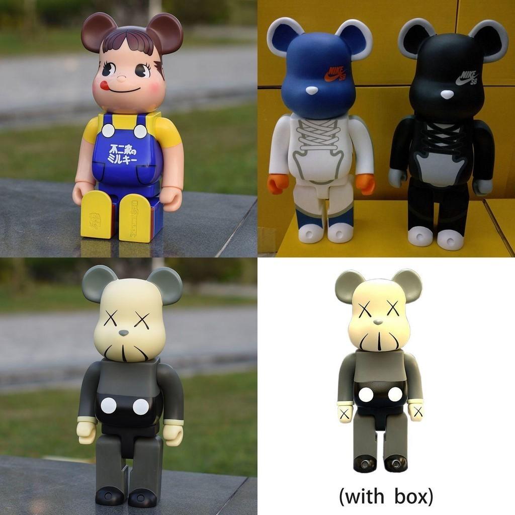 Стильная фигурка Bearbrick 400% Пеко Железный Человек Завораживающий Подарок Для Коллекционеров