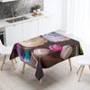Скатерть для кексов для гурманов, водонепроницаемая прямоугольная скатерть для свадебной вечеринки, ресторанный стол, кухонный дом