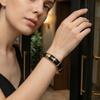 Elegant Enamel Cuff Bangles Wide Geometric Bracelet Personality Bohemian Drip Oil Bracelet  Women