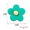 Frosted Resin Five-Petal Flower DIY Hair & Sock Accessories for Kids