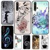 Музыкальный чехол с нотами для Huawei P30 Pro P20 P40 Lite Nova 8i 7i 3i 11i 5T 9 10 SE Y60 Y61 Y70 Y90 P Smart Z