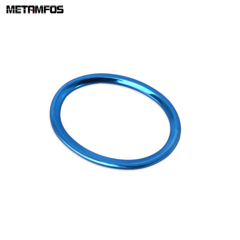 For Toyota Camry 2018 Stainless Steel Steering Wheel Cover Molding Trim Ring Frame Interior Accessories