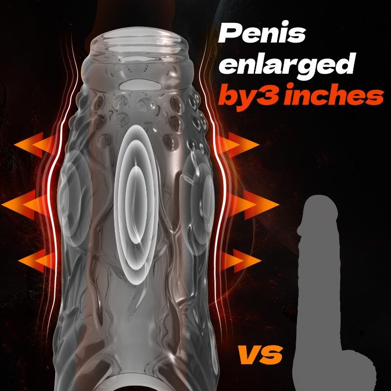 Реалистичная насадка для увеличения пениса, удлинитель, гейское кольцо для члена, презерватив, задержка эякуляции, товары для взрослых для мужчин