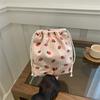 Fashion Printed Cute Strawberry Mini Bucket Bag Summer Versatile Shoulder Crossbody Bag
