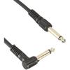 Kikutani TECH Patch Cable, 1m (S/L), 5mm Diameter, P-100, Black