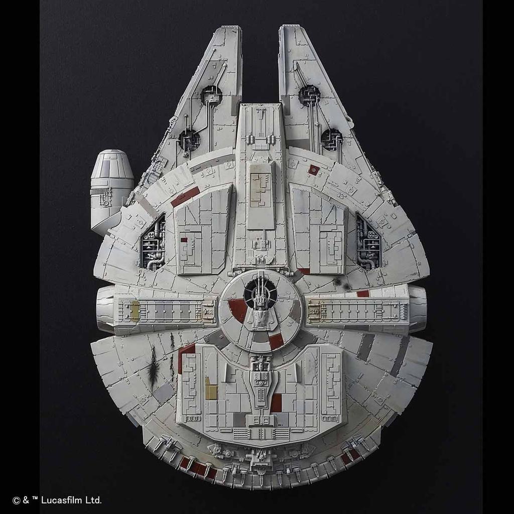 BANDAI SPIRITS Star Wars Millennium Falcon Rise of Scale Plastic Model (Star Wars/The Skywalker) 1/144 Color-coded