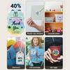 140pcs Tear-resistant Square Label Sticker Waterproof Printer Paper Portable Thermal Label Roll