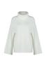 Women's Fashionable Stylish Sweater Mink Soft Textured Turtleneck Wide Fit Knitwear Sweater