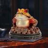 Elegant Wealth Toad Figurine - Handcrafted Tabletop Ornament for Home Decor