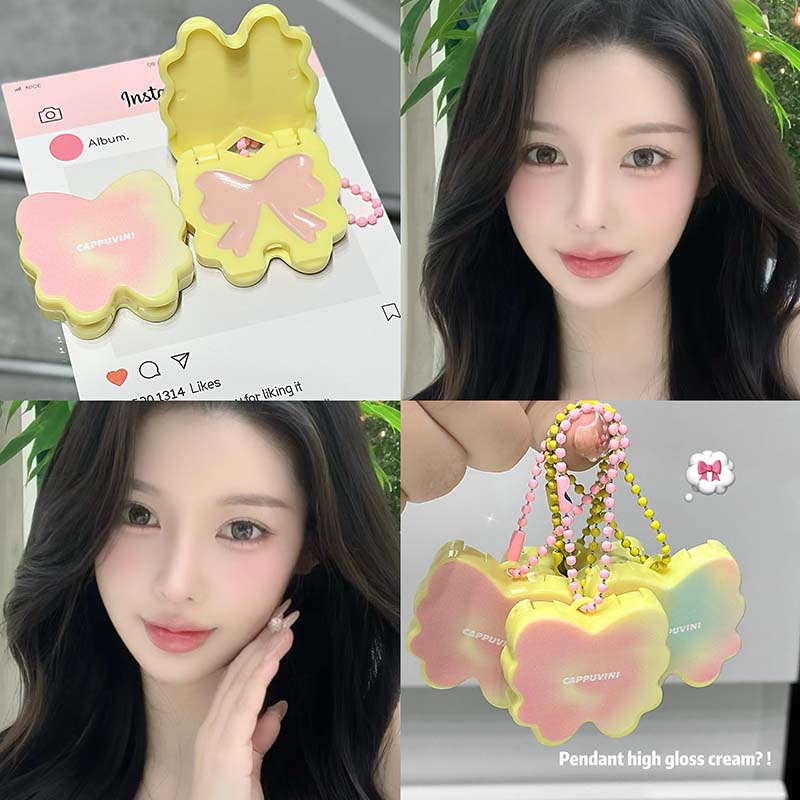 Многоцелевые румяна для лица Cappuvini Light Butterfly